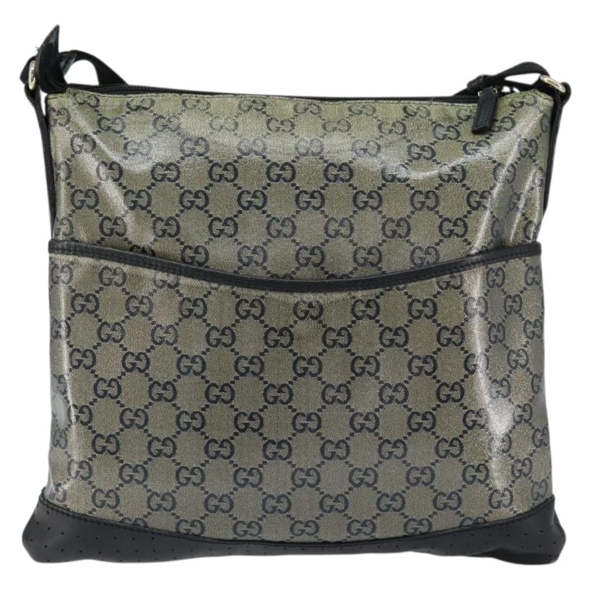Gucci GG Canvas Bag Canvas, NAVY, CANVAS, Shoulder bag