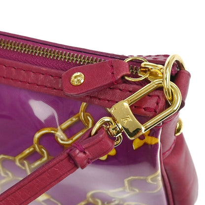 Louis Vuitton Charms Pochette PVC Over Printed Silk, PINK, PVC, Clutche & pouche