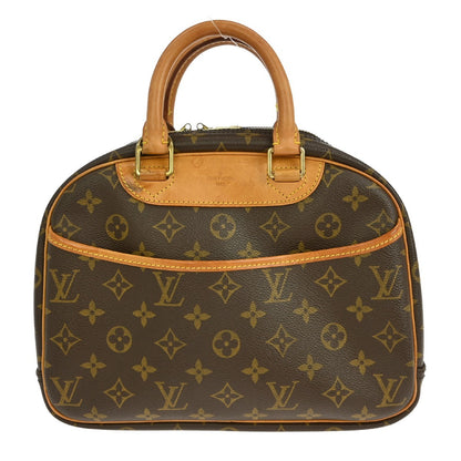 Louis Vuitton Trouville Handbag Monogram Canvas, BROWN, CANVAS, Handbag
