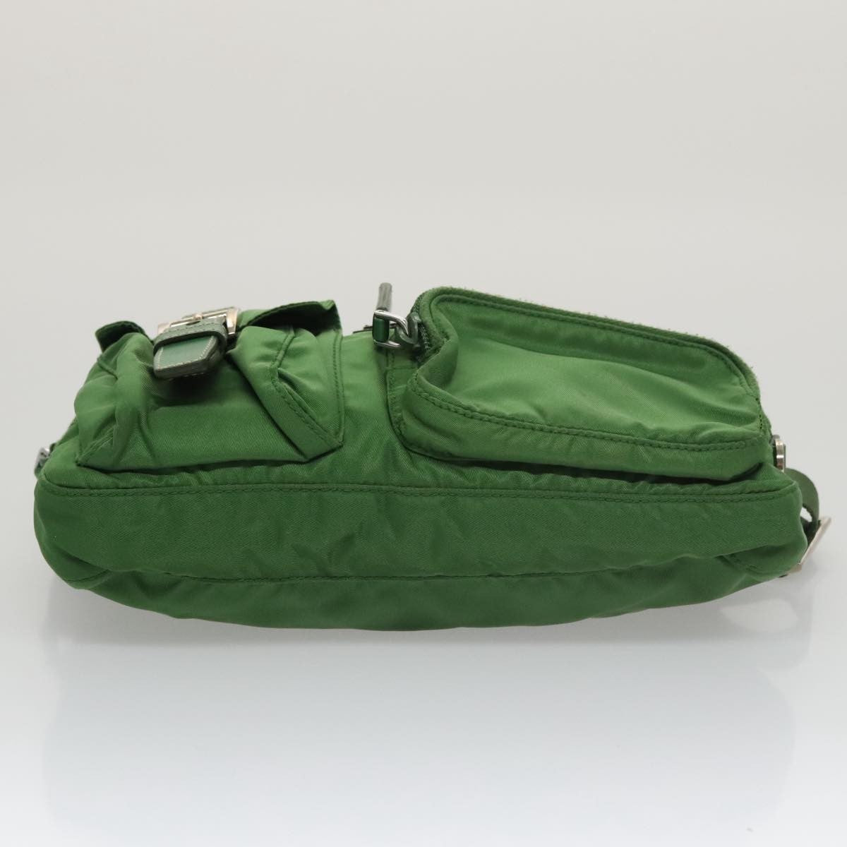 Prada Multi Pocket Zip Waist Bag Tessuto, GREEN, NYLON, Bag