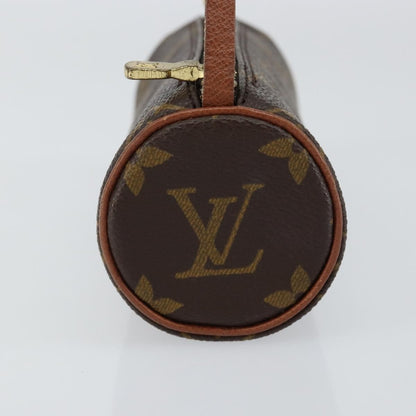 Louis Vuitton Papillon Pochette Monogram Canvas, BROWN, CANVAS, Clutche & pouche
