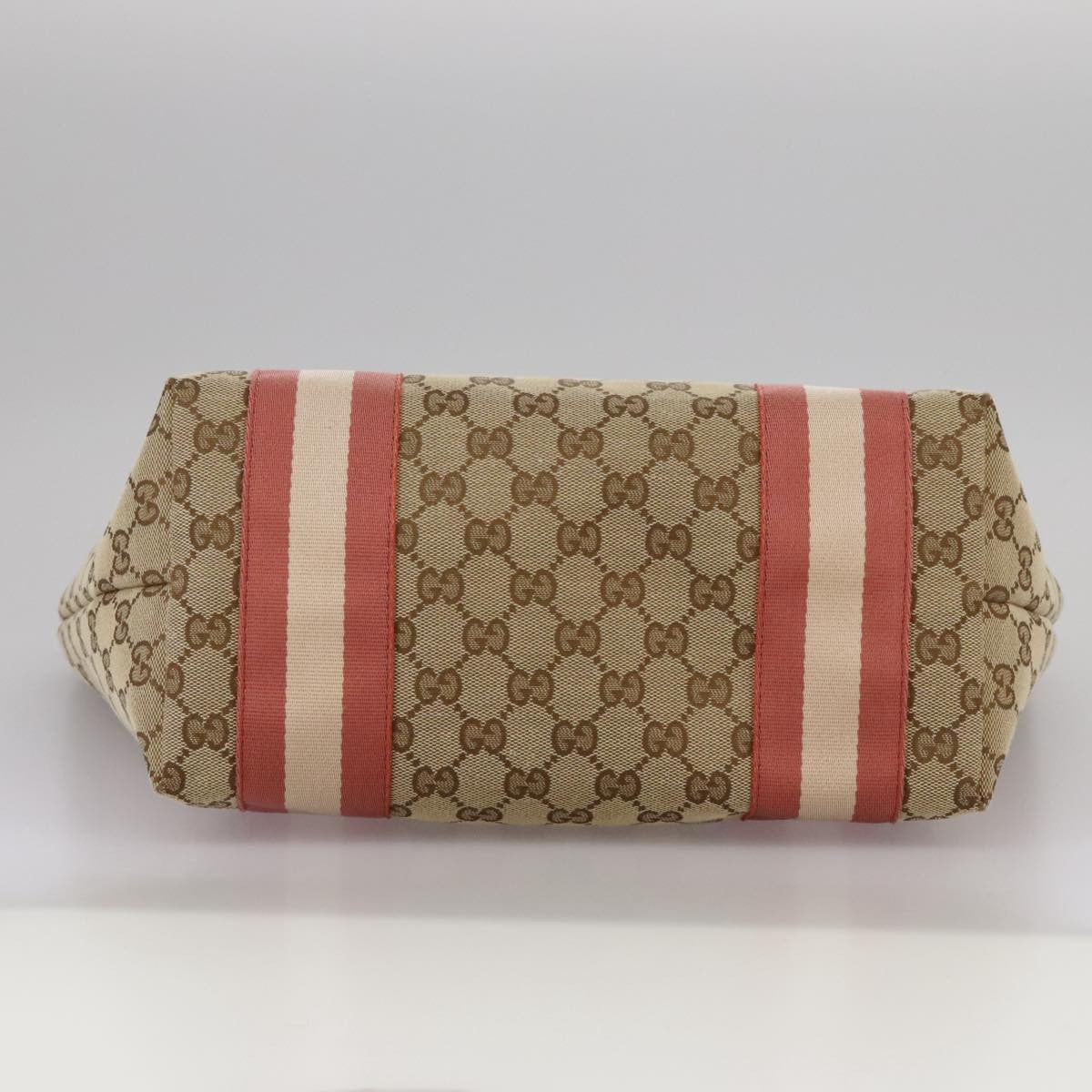 Gucci Sherry Line Tote Canvas, BEIGE, CANVAS, Tote bag