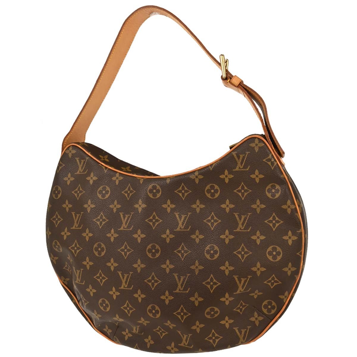 Louis Vuitton Croissant Handbag Monogram Canvas, BROWN, CANVAS, Handbag
