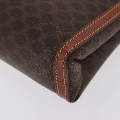 Celine Macadam Pochette Canvas, Black, Canvas, Clutch