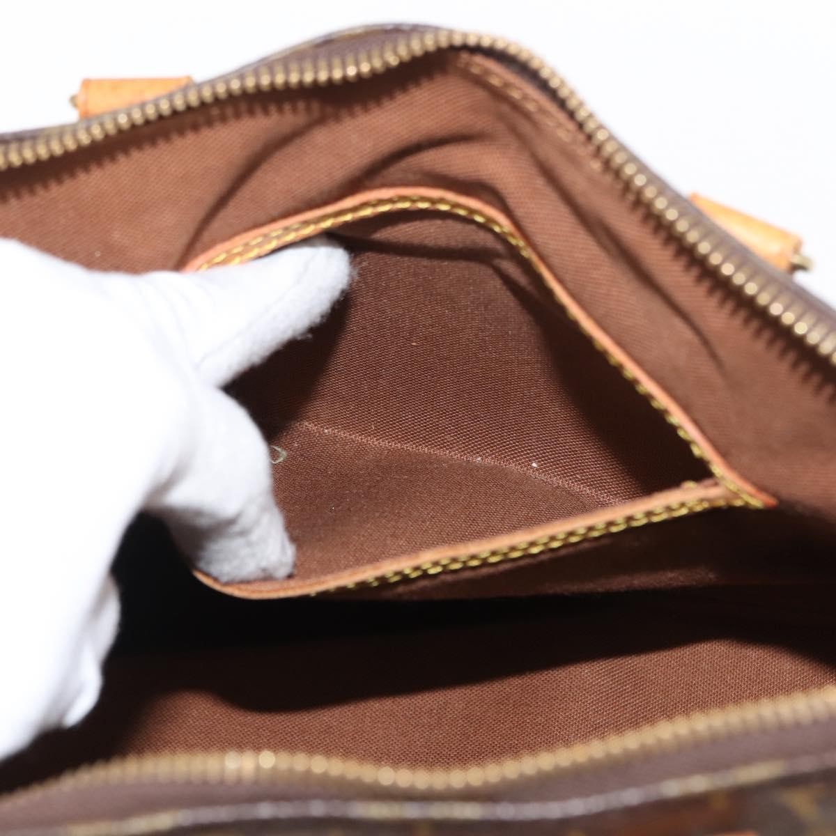 Louis Vuitton Vintage Alma Handbag Monogram Canvas, BROWN, CANVAS, Handbag