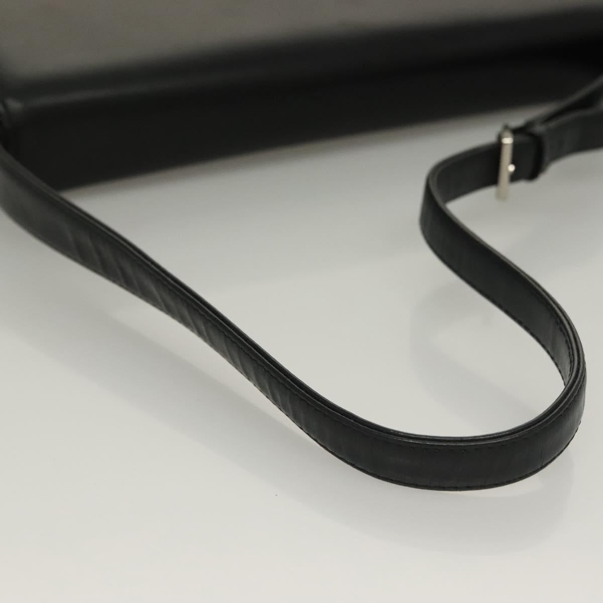 Valentino Garavani Flap Shoulder Bag Leather, BLACK, LEATHER, Shoulder bag