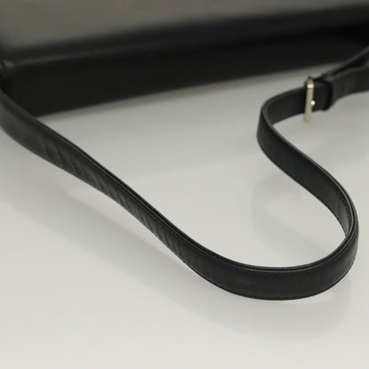 Valentino Garavani Flap Shoulder Bag Leather, BLACK, LEATHER, Shoulder bag