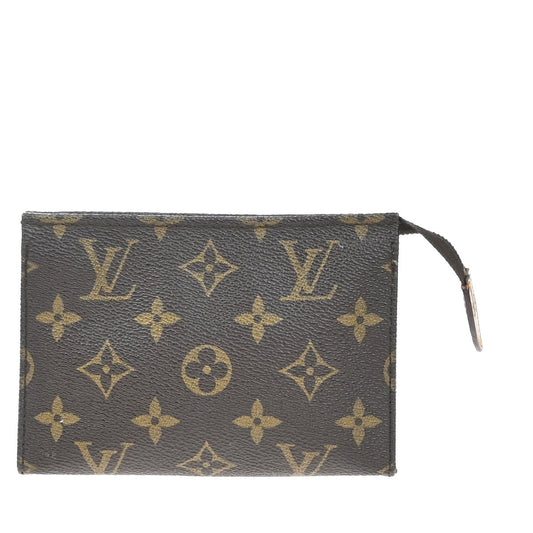Louis Vuitton Toiletry Pouch Monogram Canvas, BROWN, CANVAS, Clutche & pouche