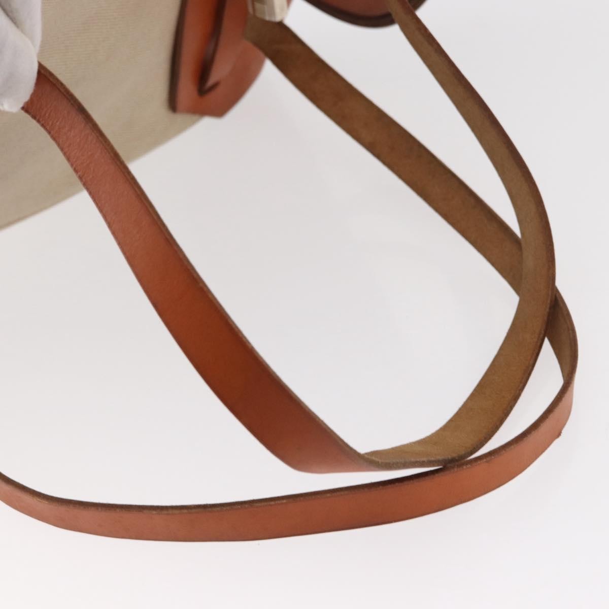 Hermes Herbag A Dos Backpack Toile, BEIGE, CANVAS, Backpack