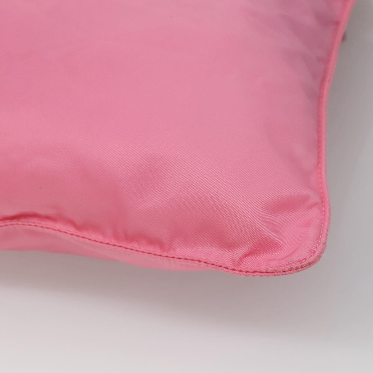 Prada Front Pocket Messenger Bag Tessuto, PINK, NYLON, Shoulder bag