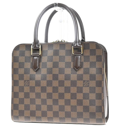 Louis Vuitton Triana Bag Damier, Brown, Canvas, Handbag