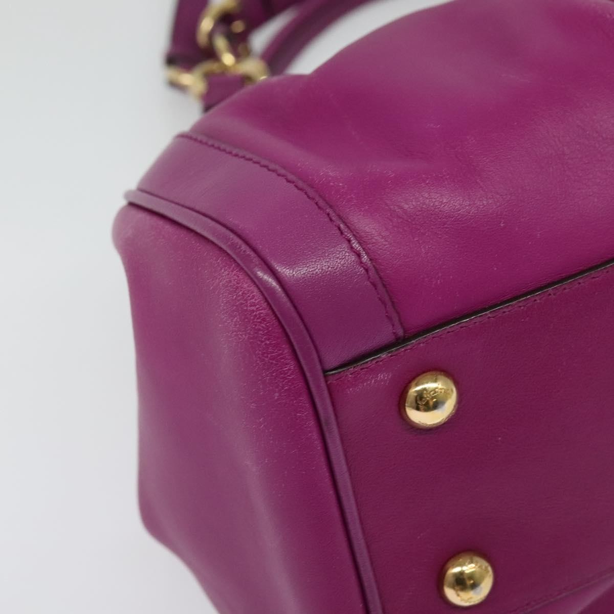 Salvatore Ferragamo Annabell Tote Leather, PURPLE, LEATHER, Handbag