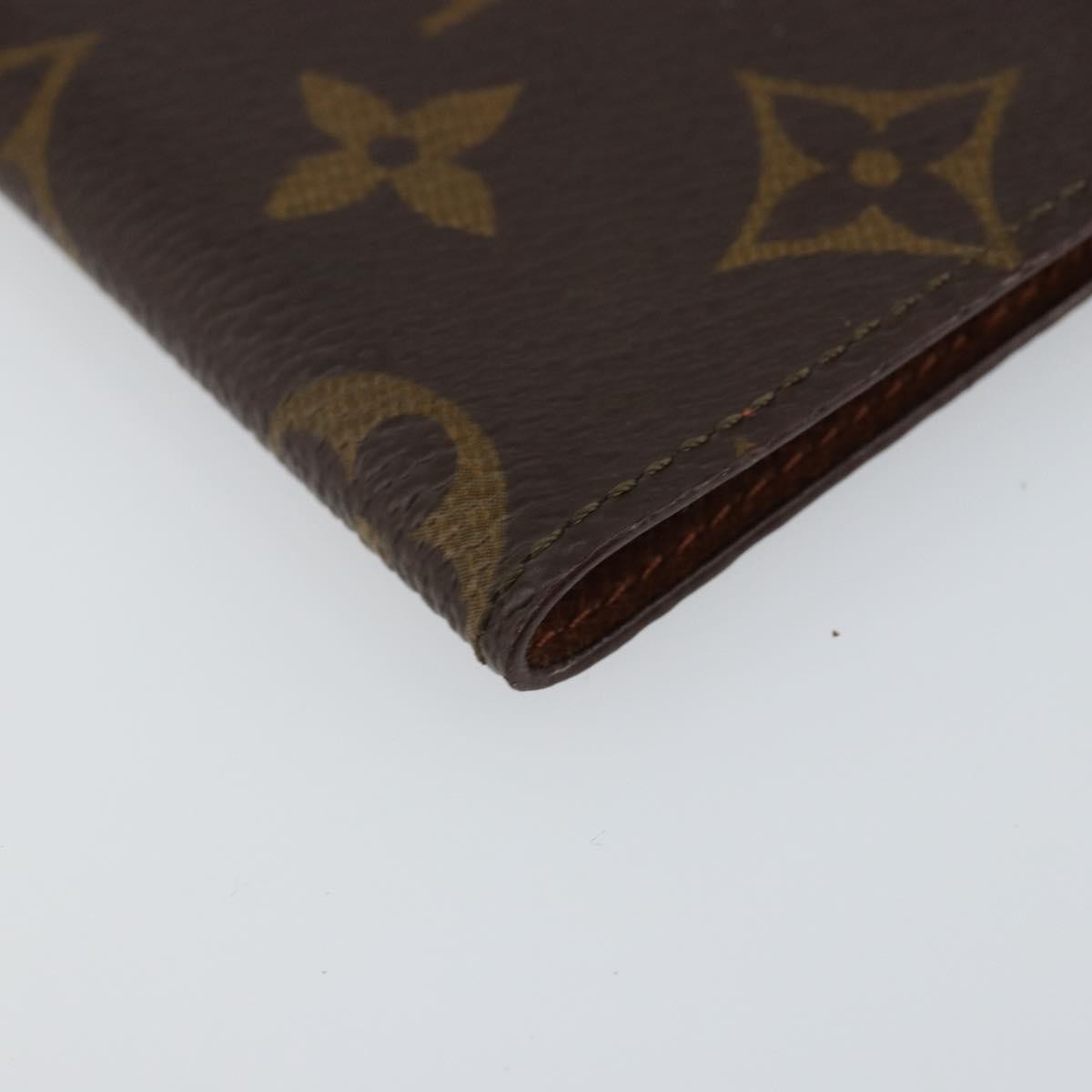 Louis Vuitton Porte Cartes Pression Card Case Monogram Canvas, BROWN, CANVAS, Card Holders