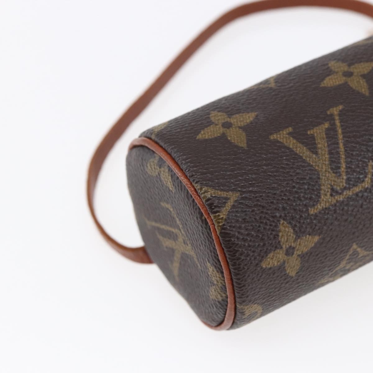 Louis Vuitton Papillon Pochette Monogram Canvas, BROWN, CANVAS, Clutche & pouche