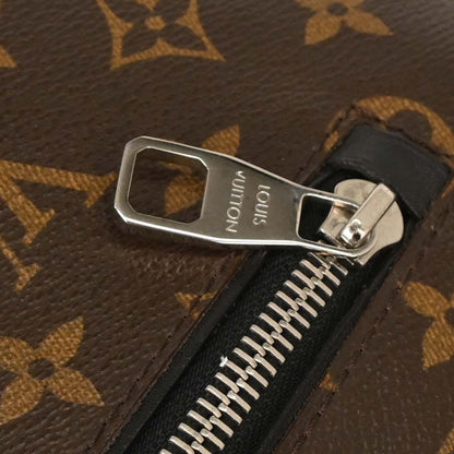 Louis Vuitton Palk Backpack Macassar Monogram Canvas, BROWN, CANVAS, Backpack