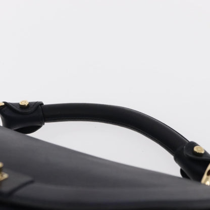 Salvatore Ferragamo Suzanna Satchel Smooth Leather, NAVY, LEATHER, Handbag