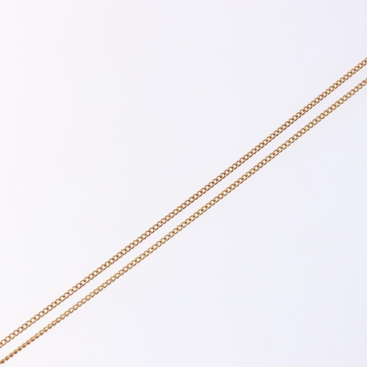 Christian Dior CD Pendant Necklace Gold-plated, GOLD, METAL, Necklace