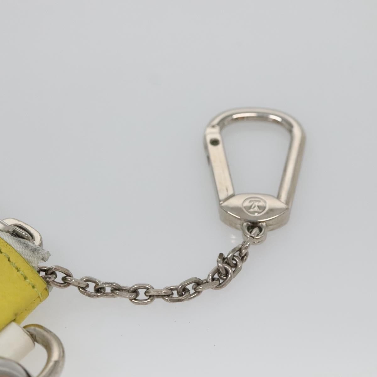 Louis Vuitton Pochette Clés Everyday LV leather, YELLOW, LEATHER, Wallets
