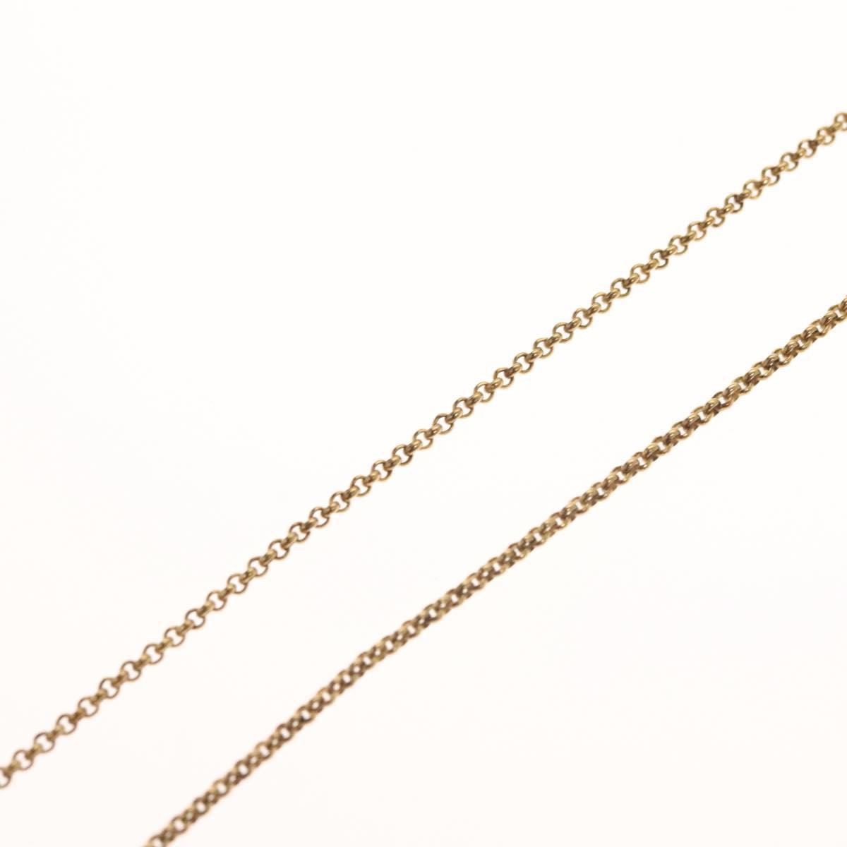 Christian Dior CD Pendant Necklace Gold-plated, GOLD, METAL, Necklace