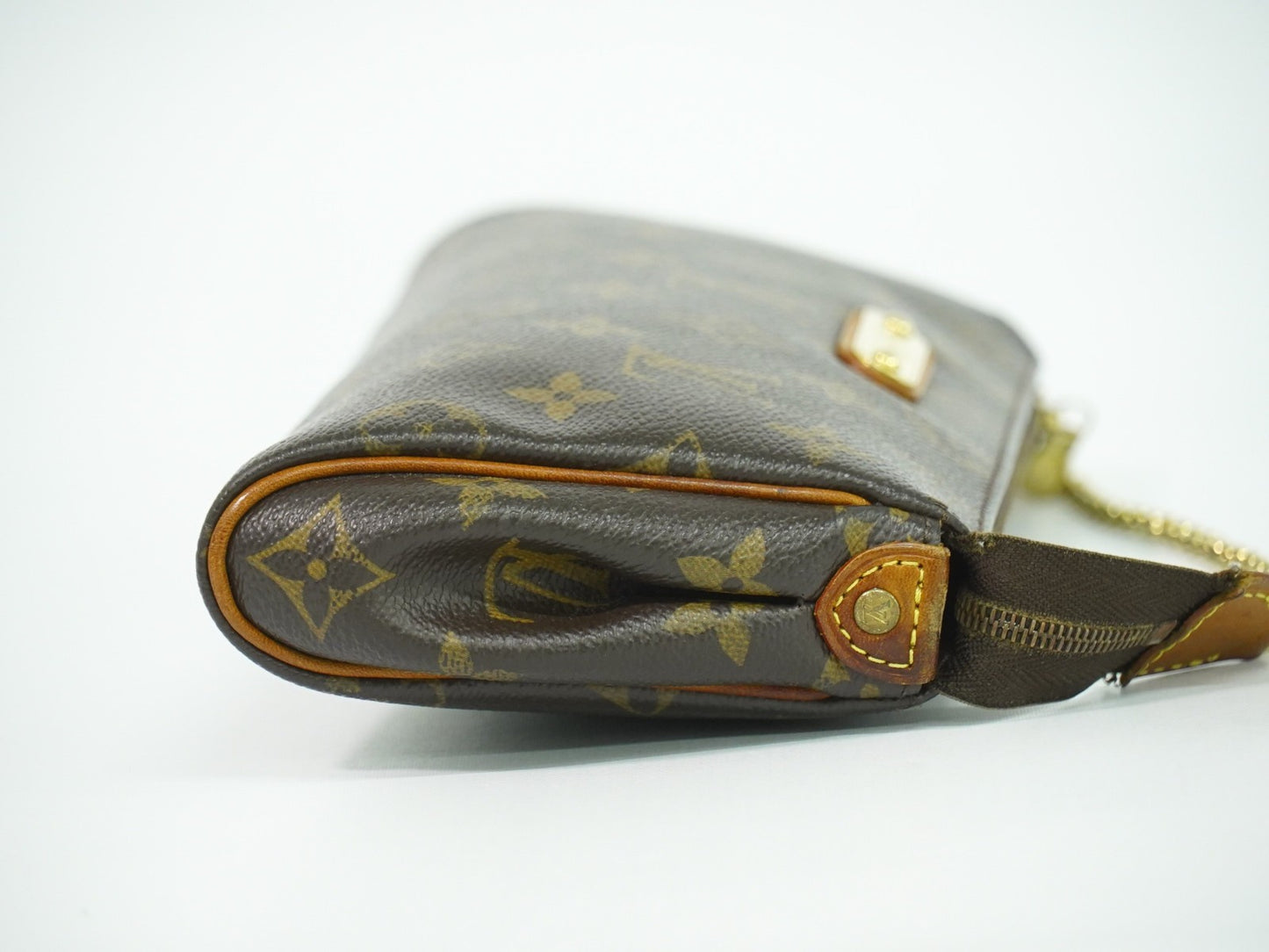 Louis Vuitton Eva Handbag Monogram Canvas, BROWN, CANVAS, Clutche & pouche