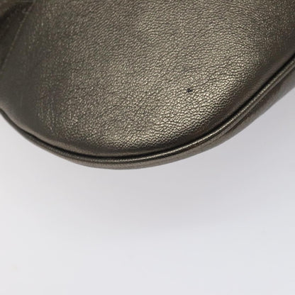 Salvatore Ferragamo Gancini Tote Leather, SILVER, LEATHER, Tote bag