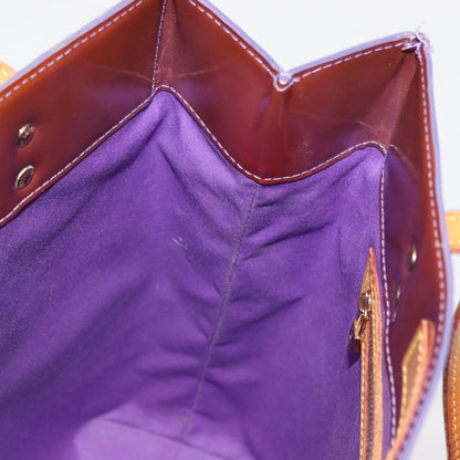 Louis Vuitton Reade Handbag Monogram Vernis, PURPLE, PATENT_LEATHER, Handbag