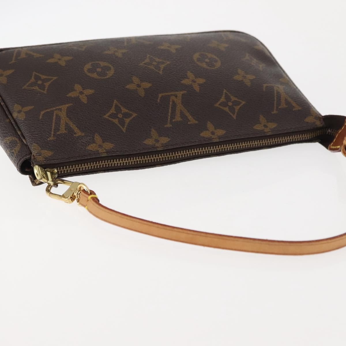 Louis Vuitton Pochette Accessoires NM Monogram Canvas, BROWN, CANVAS, Clutche & pouche
