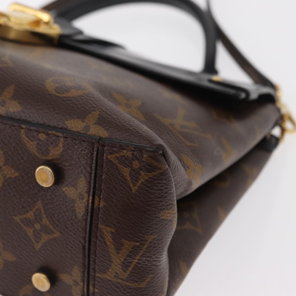 Louis Vuitton One Handle Flap Bag Monogram Canvas and Leather, BROWN, CANVAS, Handbag