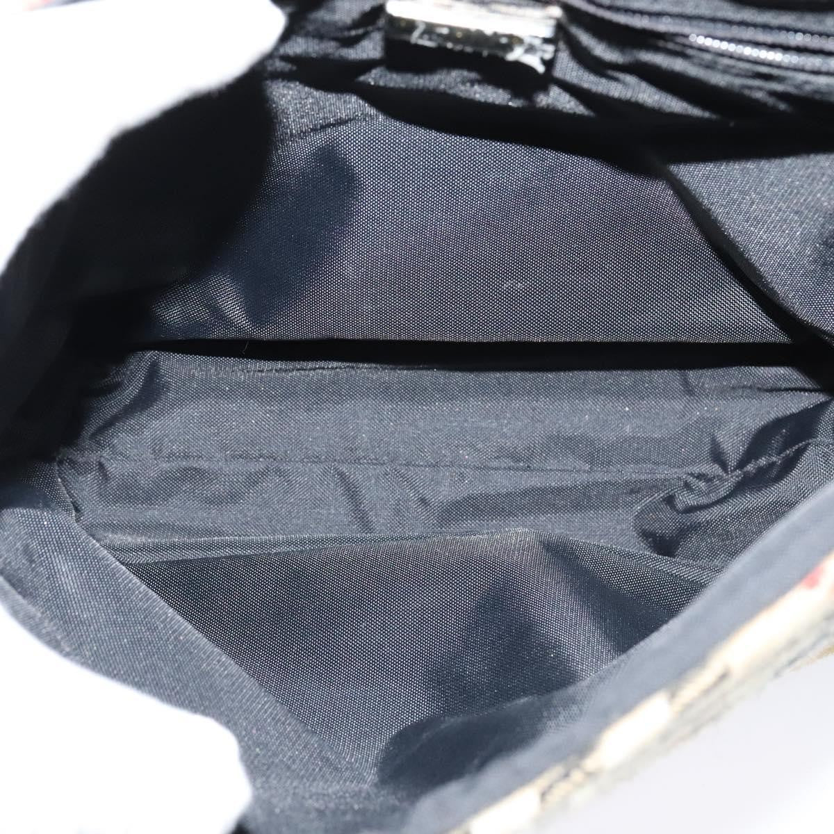 Burberry Flap Shoulder Bag Nova Check Coated Canvas, BEIGE, WOOL, Shoulder bag