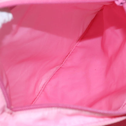 Prada Front Pocket Messenger Bag Tessuto, PINK, NYLON, Shoulder bag