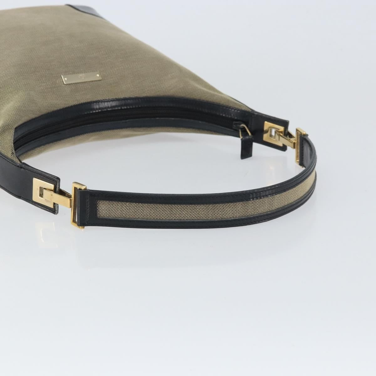 Gucci Zip Hobo Canvas, BEIGE, CANVAS, Shoulder bag