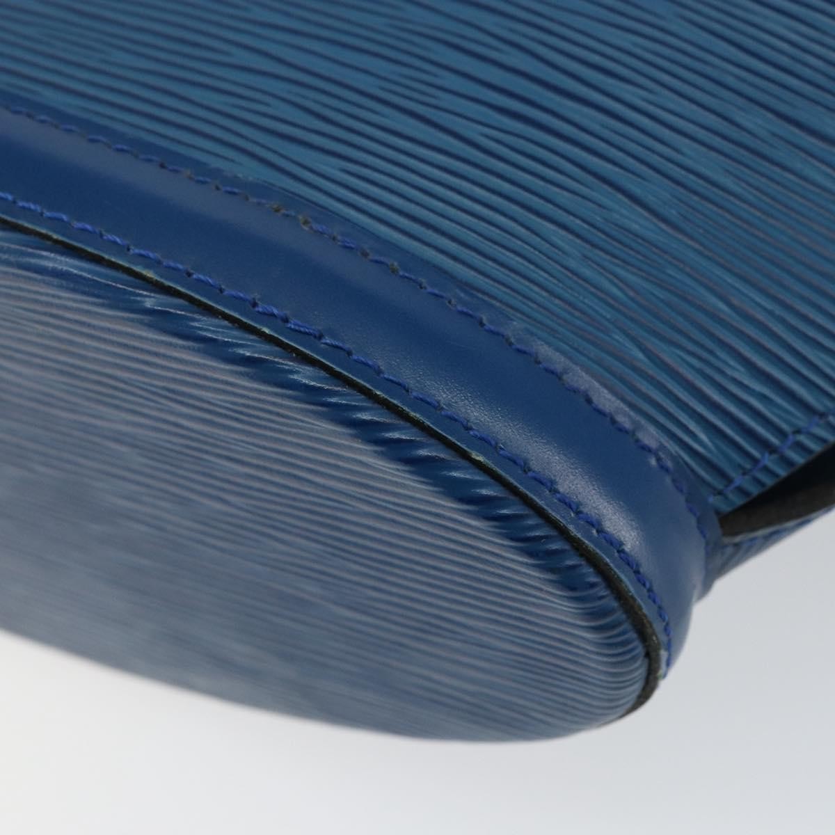 Louis Vuitton Saint Jacques Handbag Epi Leather, BLUE, LEATHER, Handbag