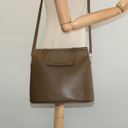 Loewe Vintage Handbag Leather, KHAKI, LEATHER, Handbag