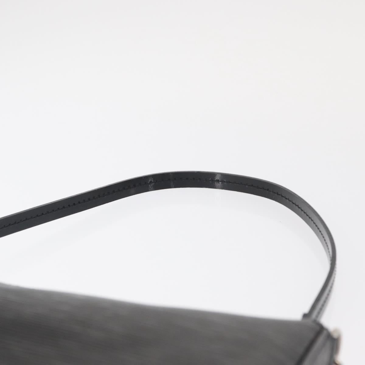 Louis Vuitton Pochette Accessoires NM Electric Epi Leather, BLACK, LEATHER, Clutche & pouche