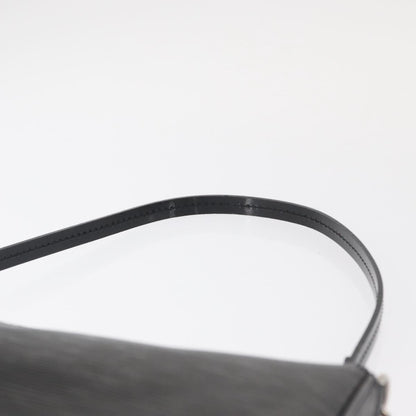 Louis Vuitton Pochette Accessoires NM Electric Epi Leather, BLACK, LEATHER, Clutche & pouche