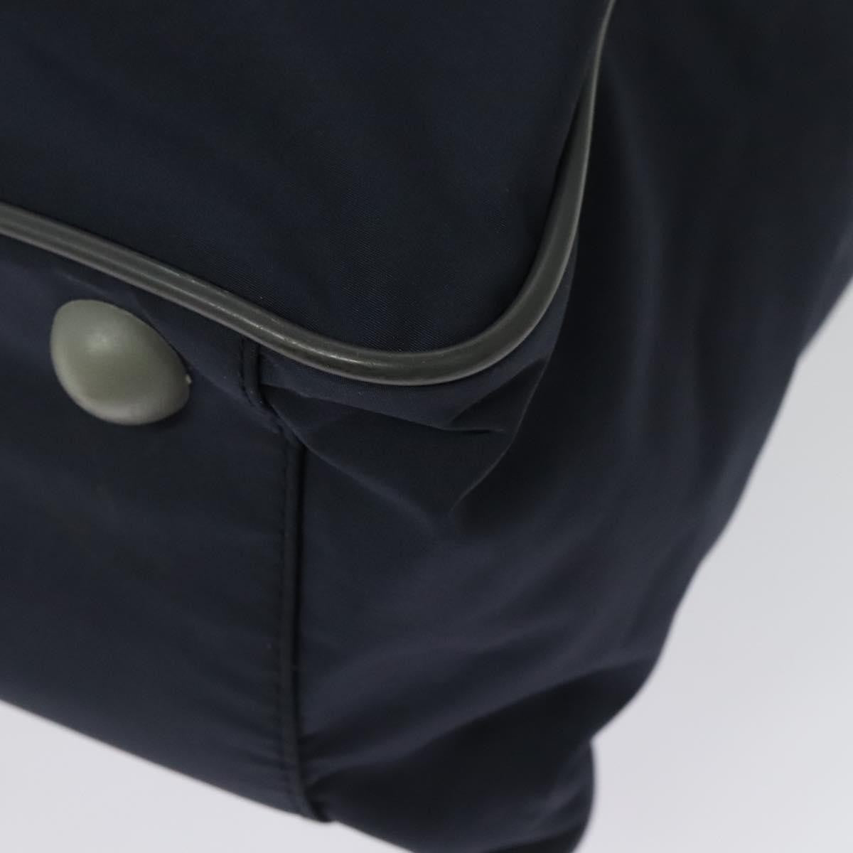 Prada Travel Boston Bag Nylon, NAVY, NYLON, Travel bag