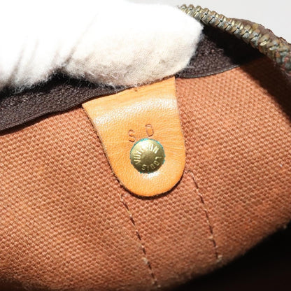 Louis Vuitton Keepall Bag Monogram Canvas, BROWN, CANVAS, Travel bag