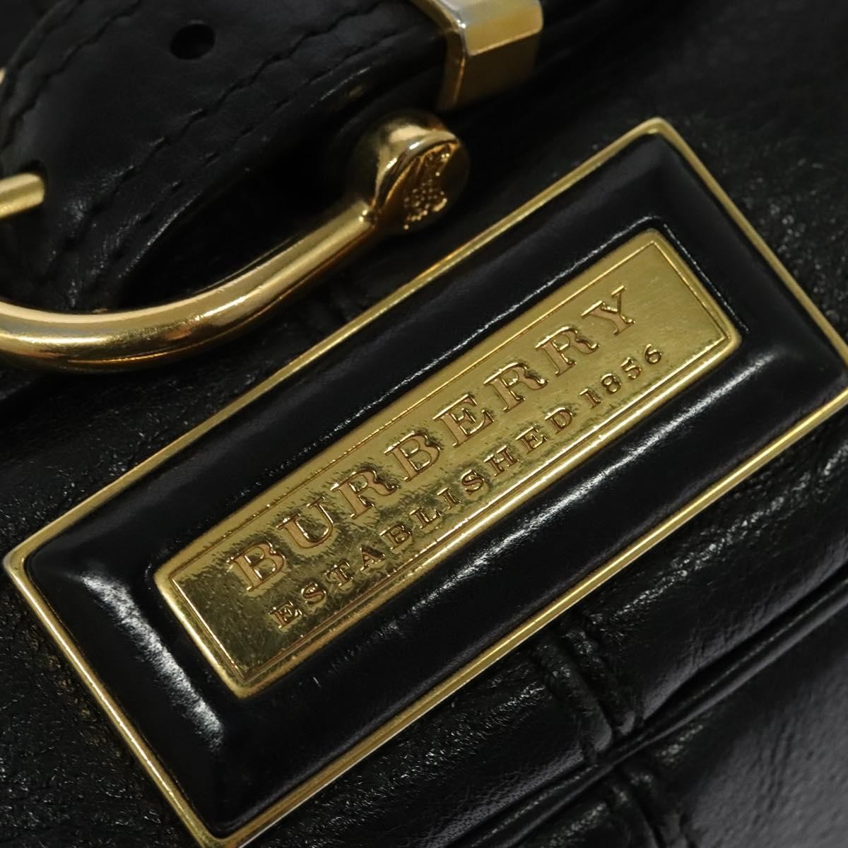 Burberry Shoulder Bag Leather, BLACK, LEATHER, Shoulder bag
