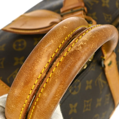 Louis Vuitton Keepall Bag Monogram Canvas, BROWN, CANVAS, Travel bag