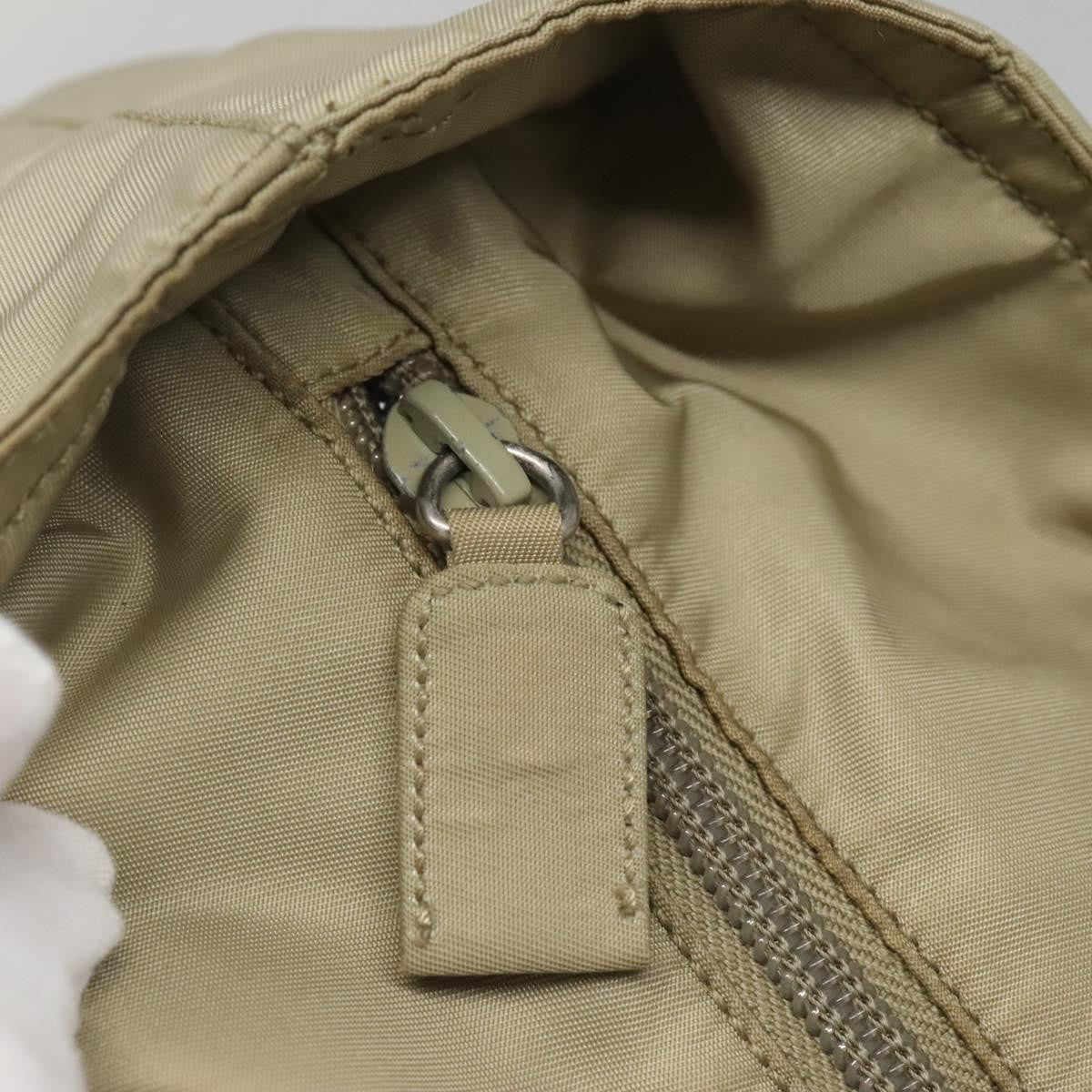 Prada Vintage Zip Tote Tessuto, BEIGE, NYLON, Tote bag