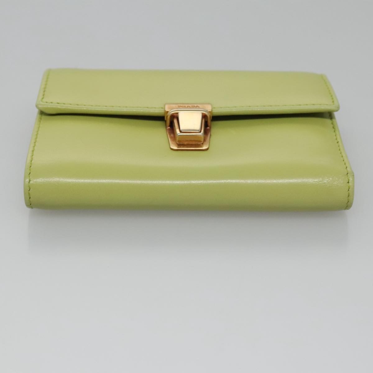 Prada Wallet, Green, Leather, Wallet