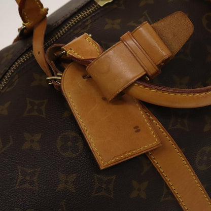 Louis Vuitton Keepall Bag Monogram Canvas, BROWN, CANVAS, Travel bag