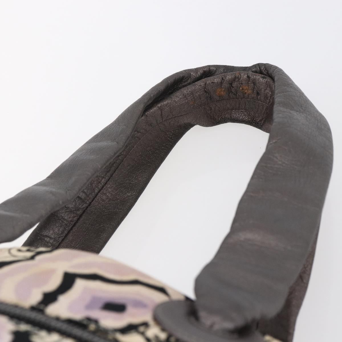 Chanel Vintage Floral Tote Canvas, BEIGE, CANVAS, Tote bag