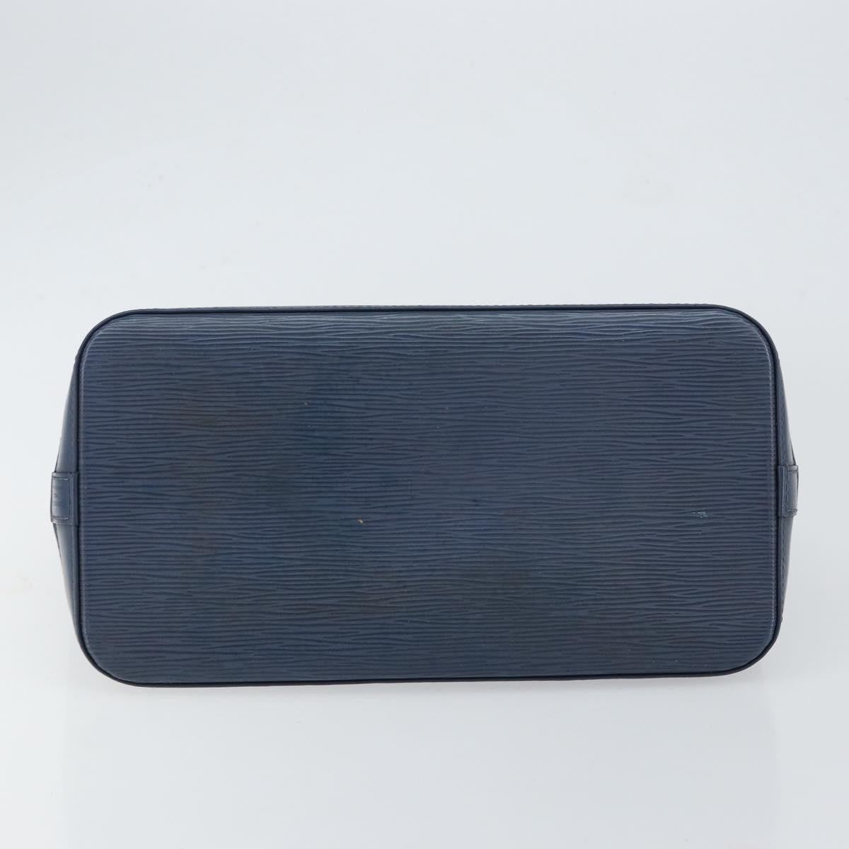 Louis Vuitton Alma Handbag Epi Leather, NAVY, LEATHER, Handbag