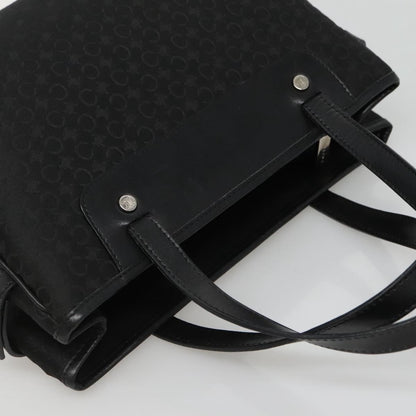 Celine Macadam Handbag Macadam with leather, BLACK, CANVAS, Handbag