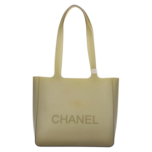 Chanel Jelly Tote Rubber, GRAY, RUBBER, Tote bag