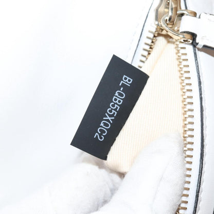 Valentino Garavani VLTN Candystud Top Handle Bag Printed Leather, WHITE, LEATHER, Handbag