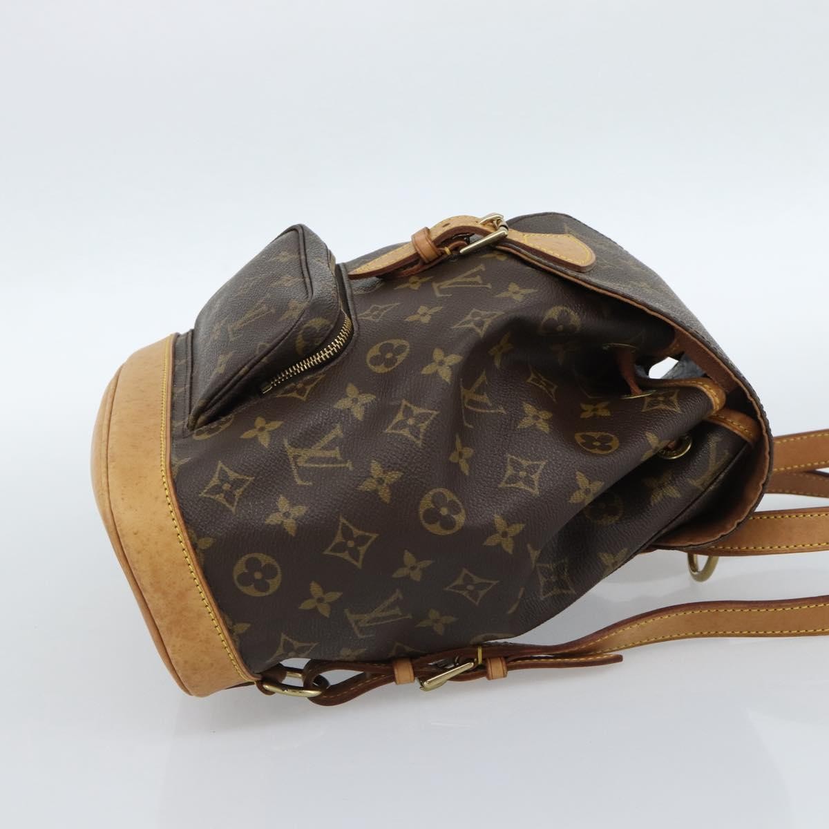 Louis Vuitton Vintage Montsouris Backpack Monogram Canvas, Brown, Canvas, Backpack