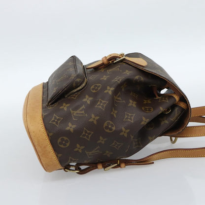Louis Vuitton Vintage Montsouris Backpack Monogram Canvas, Brown, Canvas, Backpack