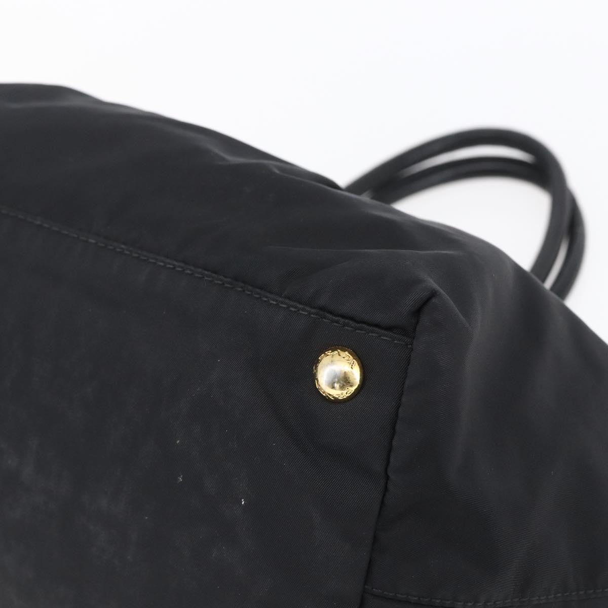 Prada Bow Tote Tessuto, BLACK, NYLON, Handbag